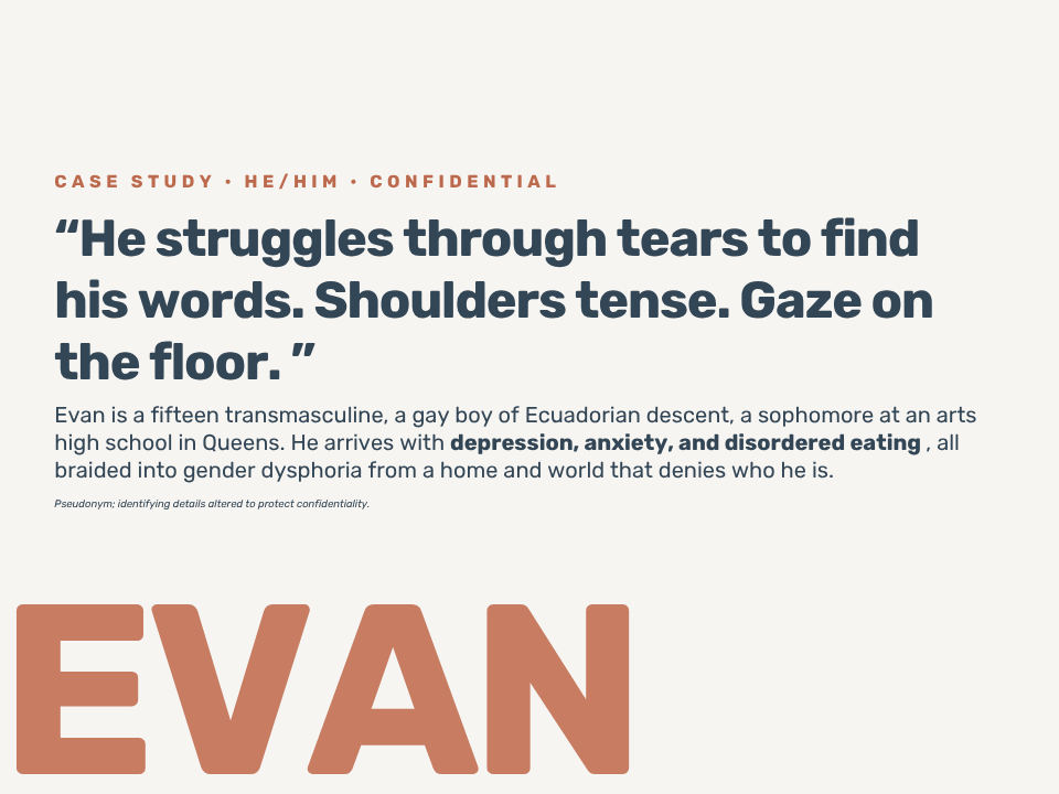 Evan, case study quote